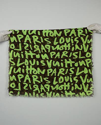 stephen sprouse louis vuitton green graffiti scarf|louis vuitton stephen sprouse scarf products for sale .